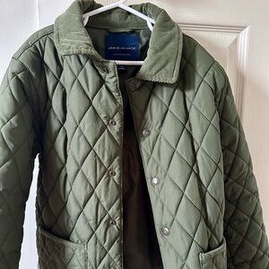 Olive green Janie & Jack boys fall coat